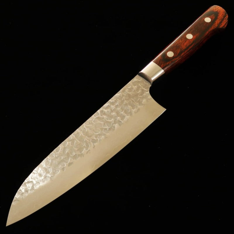 堺孝行 SAKAI TAKAYUKI  VG10 33層 ダマスカス 鎚目 マホガニー柄 (180mm)