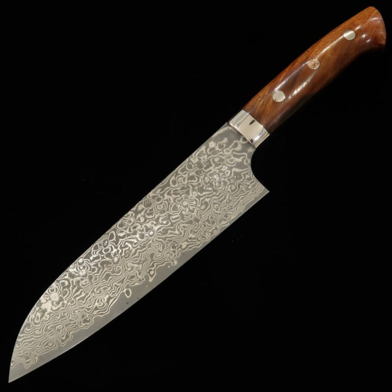 Saji Takeshi SAJI TAKESHI Santoku R2 Damasco Ironwood (180mm)