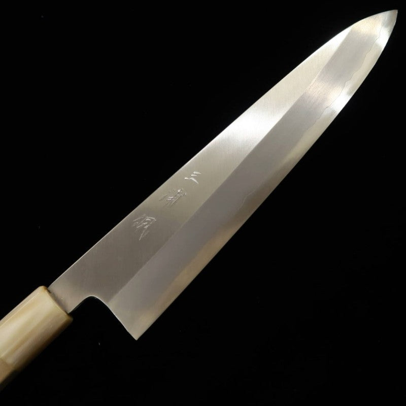 三浦佩 MiuraObidama  片刃牛刀 銀紙三号 霞仕上げ  (240mm)
