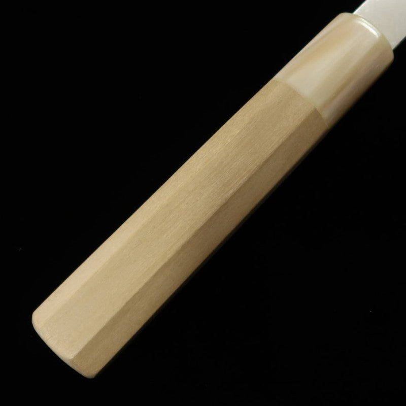 三浦佩 MiuraObidama  片刃牛刀 銀紙三号 霞仕上げ  (240mm)