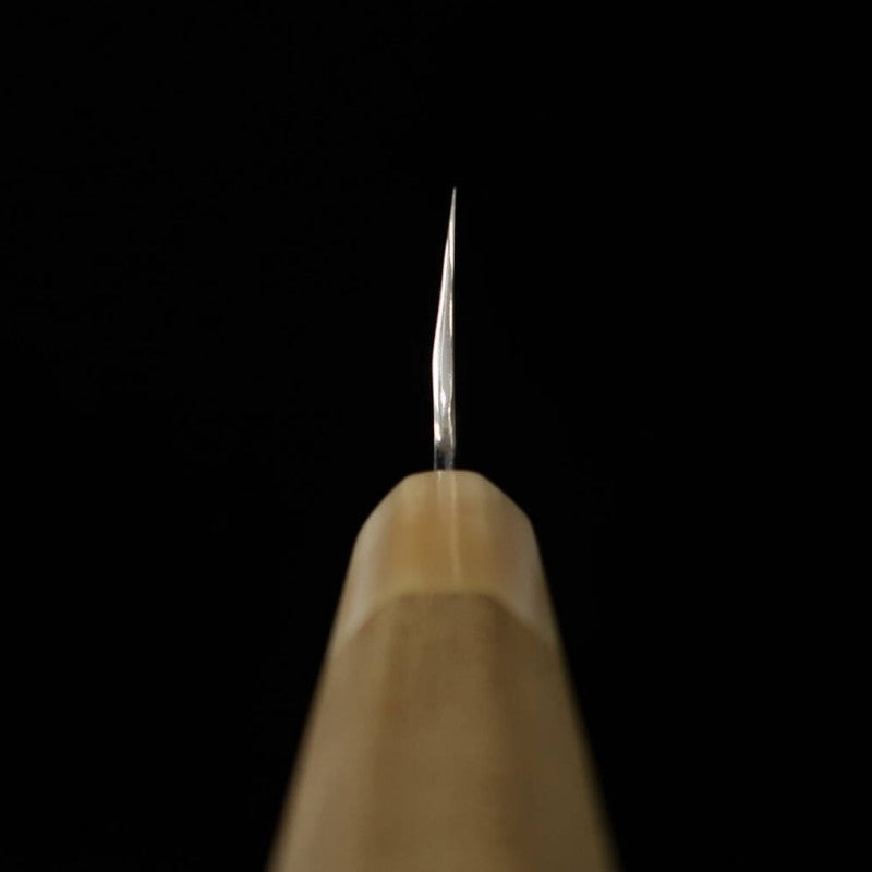 三浦佩 MiuraObidama  片刃牛刀 銀紙三号 霞仕上げ  (240mm)