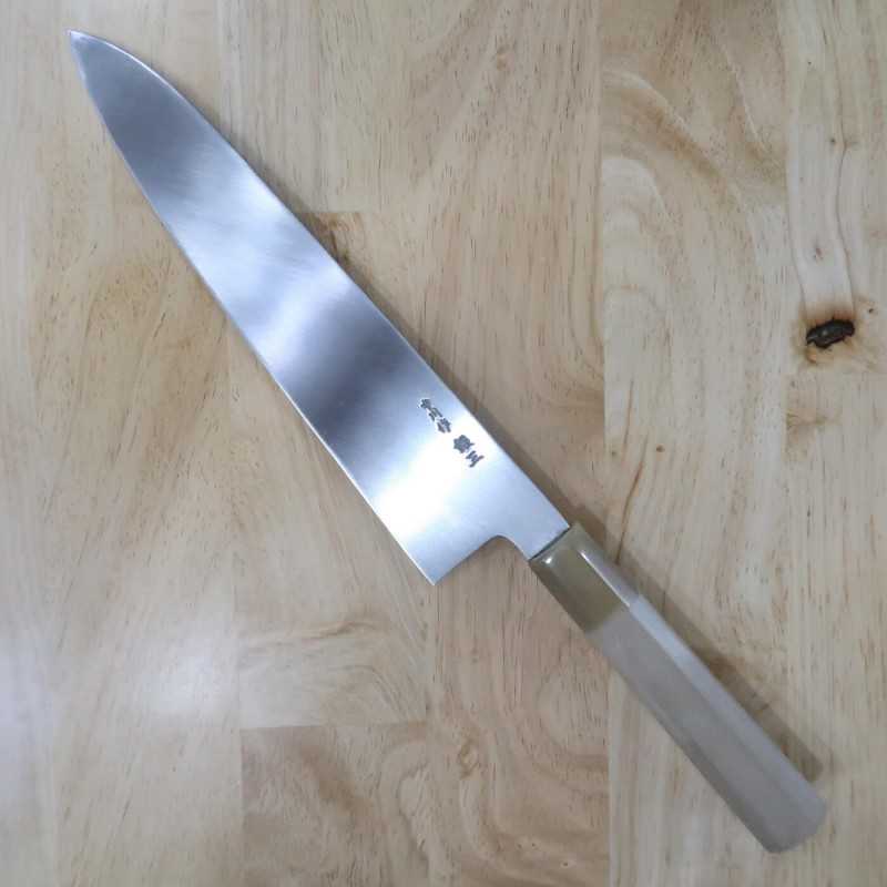 Miura MIURA Obidama Gyuto à simple tranchant Gin-san No.3 (240 mm)