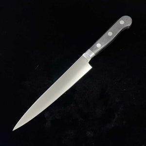 Fileteador MISONO acero 440, mango de laminado negro (180/210 mm)