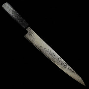 Sujihiki MIURA Uzunami Stainless Steel SLD Lacquer Custom Handle (240mm) 