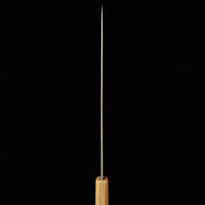 HADO Sujihiki, acier bleu n°1, finition kuro-uchi, damas, manche en écorce de cerisier marbrée (240/270 mm)