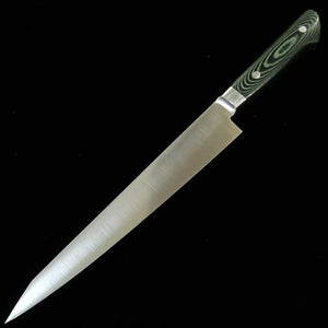 SUISIN Sujihiki INOX PREMIUM Micarta Handle Green/Black (240/270mm)