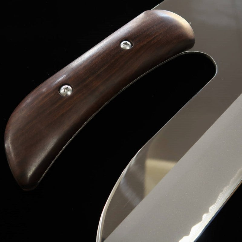Soba Knife Miura Kuzuryugawa Stainless Steel AUS8 Mirror Finish Ebony Handle (300/330mm) 
