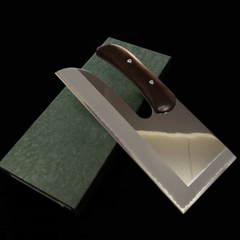 Soba Knife Miura Kuzuryugawa Stainless Steel AUS8 Mirror Finish Ebony Handle (300/330mm) 