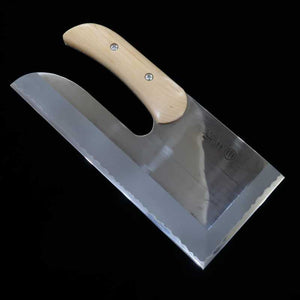 Miura Soba Knife White Steel Right Handed Polished Maple Handle (300mm)