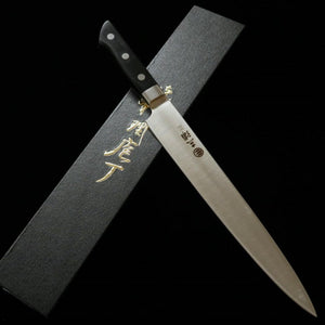 Miura MIURA Sujihiki Acier molybdène Manche en bois composite noir (270 mm)
