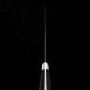 Miura MIURA Sujihiki Aogami Super, martelé, finition noire, manche en bois composite noir (240mm)