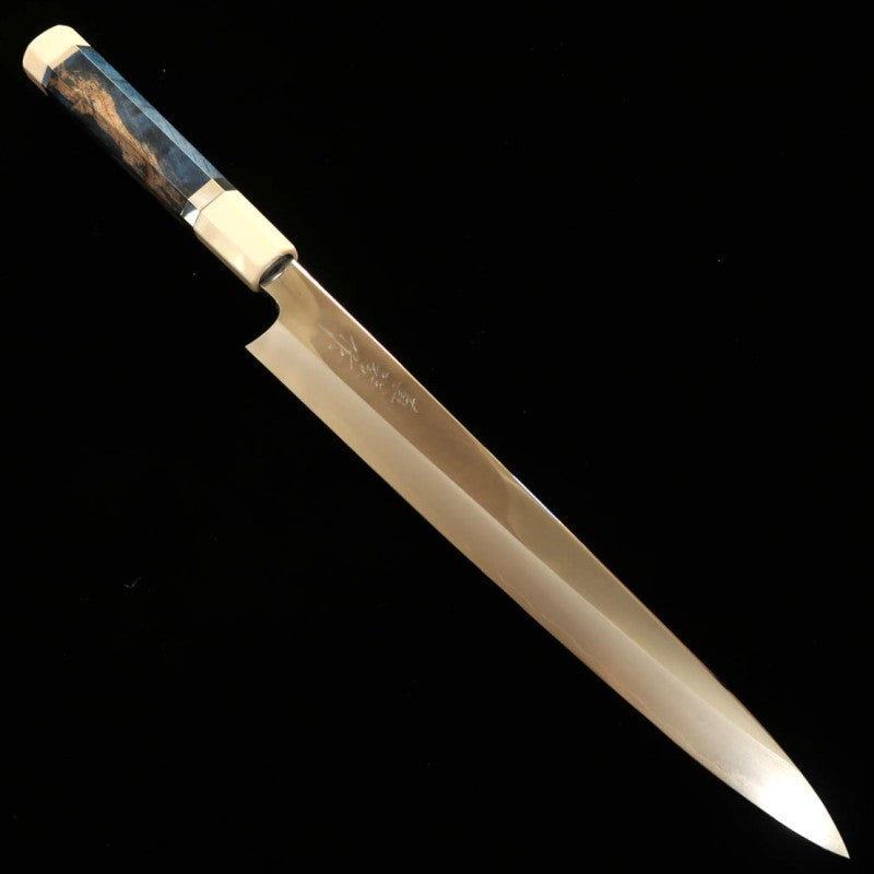 TADOKORO HAMONO Makoto Kagami Gin-san n°3 Sujihiki bois stabilisé (270 mm)