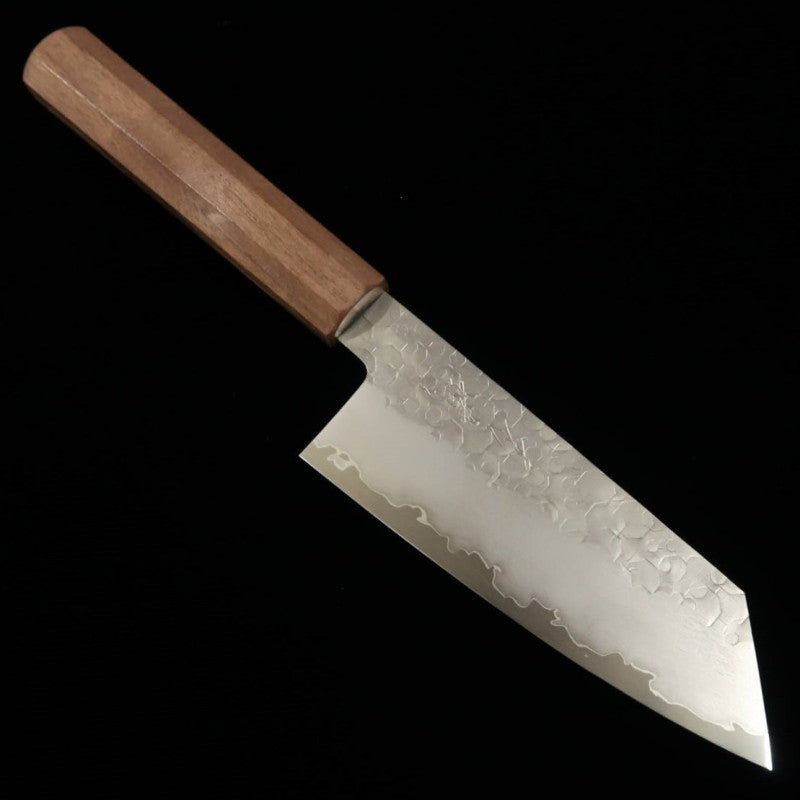 HADO Hado Shiosai SG2 martelé, manche en noyer, petit couteau Bunka (135 mm)