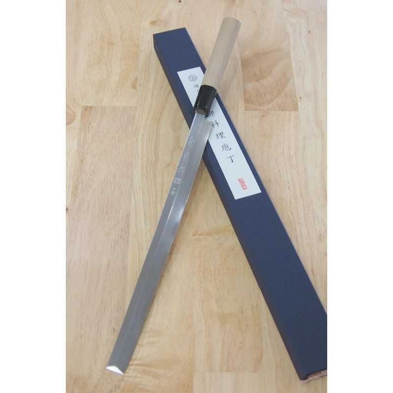 Sakai Kikumori SAKAI KIKUMORI Gokujou acero Shirogami nº2, takobiki para zurdos (300 mm)