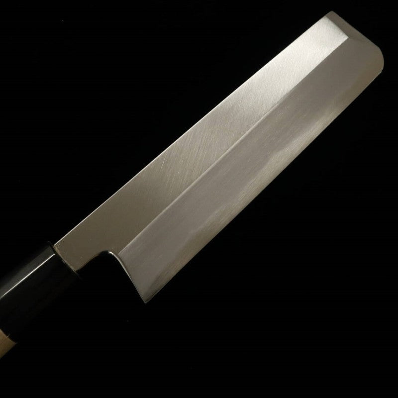 三浦MIURA 薄刃 白紙二号 霞仕上げ 朴柄 （180-210mm）