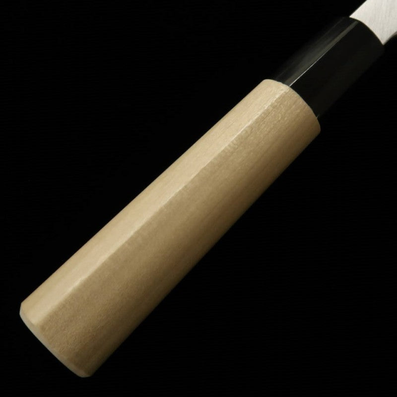 三浦MIURA 薄刃 白紙二号 霞仕上げ 朴柄 （180-210mm）