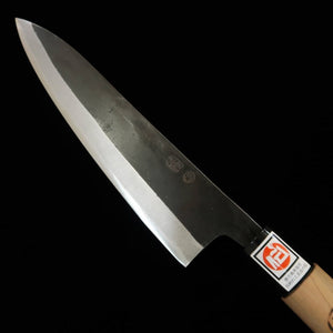 Ikenami Hamono IKENAMI HAMONO Acier Blanc n°1, cœur inox, manche en cerisier, couteau polyvalent (130-180 mm)