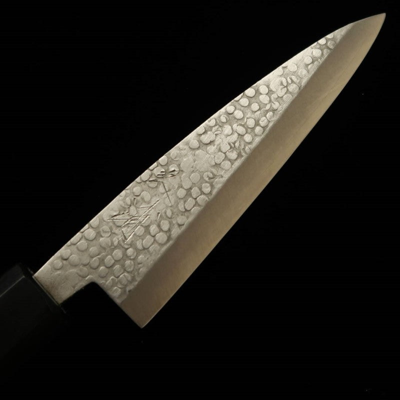 Petty MIURA Petty Ginsan Steel Single-Edged Utility Knife with Rosewood Octagonal Handle (120mm)