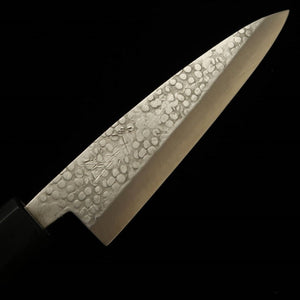 Petty MIURA Petty Ginsan Steel Single-Edged Utility Knife with Rosewood Octagonal Handle (120mm)