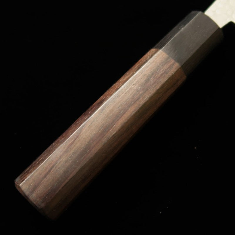 Petty MIURA Petty Ginsan Steel Single-Edged Utility Knife with Rosewood Octagonal Handle (120mm)