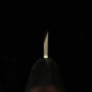 Petty MIURA Petty Ginsan Steel Single-Edged Utility Knife with Rosewood Octagonal Handle (120mm)