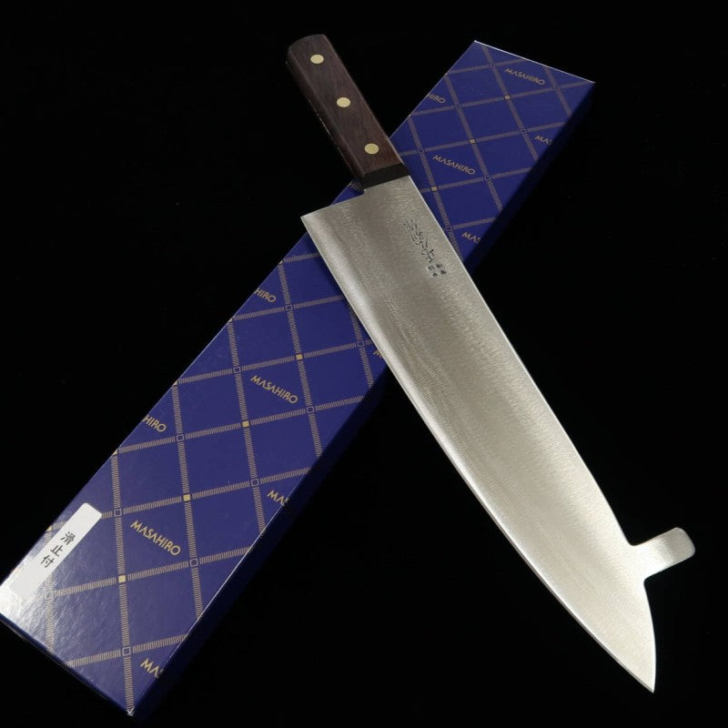 MASAHIRO Seihō modèle spécial, large lame antidérapante, semi-inox (300mm)