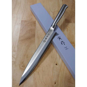 FUJITORA Fujitora Yanagiba todo inoxidable para zurdos (240/270 mm)