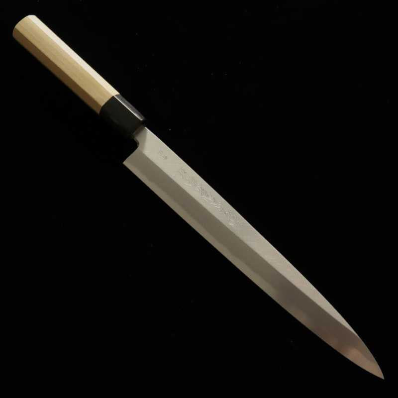 郷右馬允義弘 YOSHIHIRO  青紙二号 柳刃  (240-300mm)