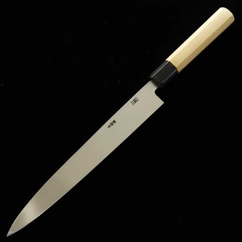 郷右馬允義弘 YOSHIHIRO  青紙二号 柳刃  (240-300mm)