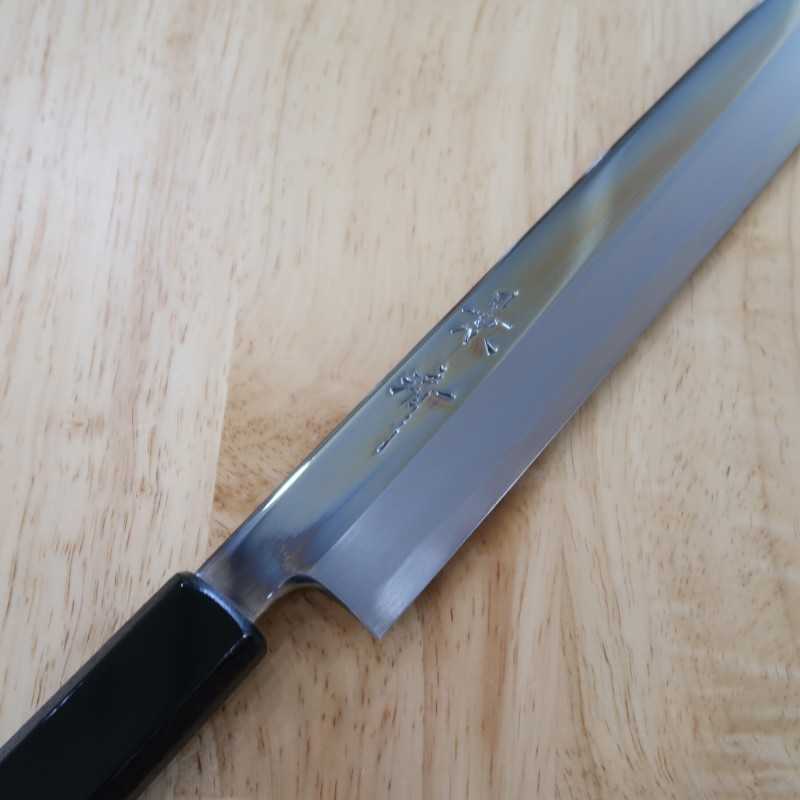 景清 KAGEKIYO 白紙一号 漆緑呂 柳刃 (270/300mm)
