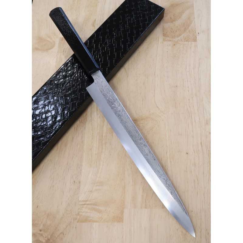 KAGEKIYO VG10 Damas plat brossé Yanagiba (300 mm)
