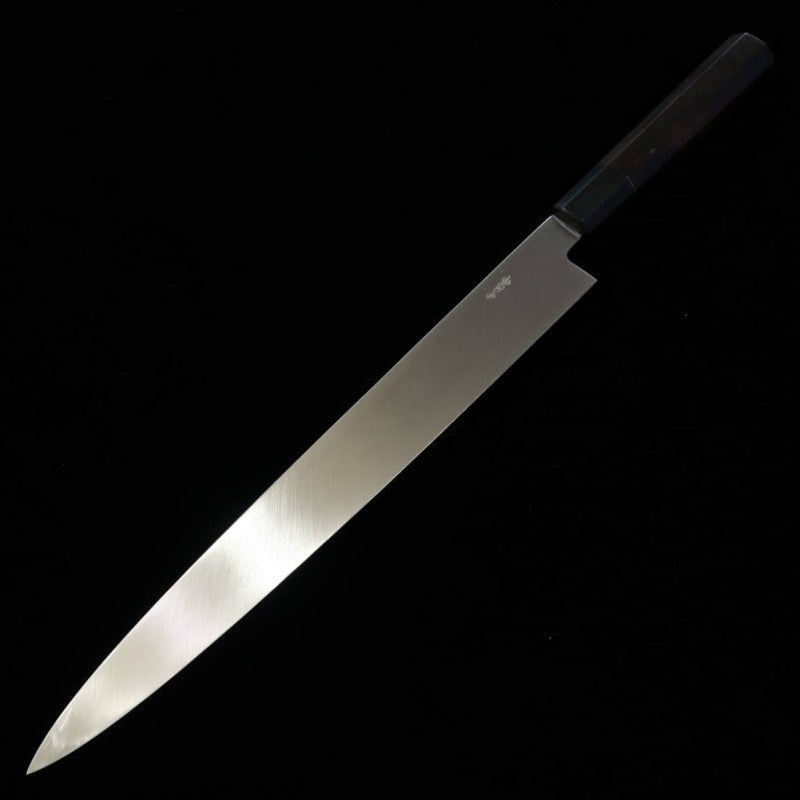 Yanagiba MIURA Obidama VG10 mirror finish ebony octagonal handle (300mm) 