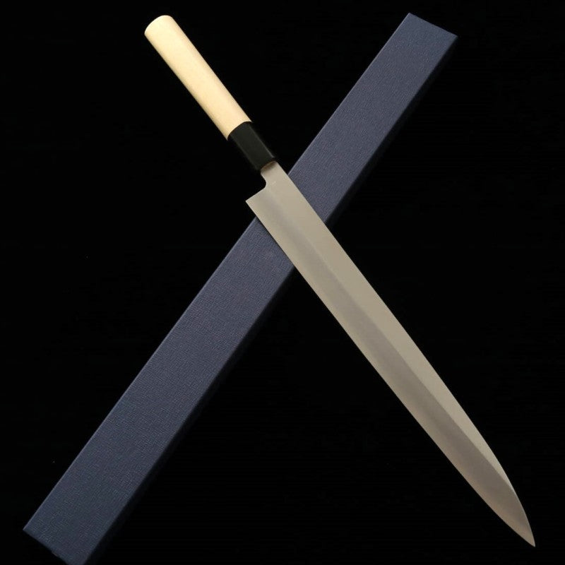 MIURA Miura Yanagiba acero de molibdeno mango de magnolia tipo castaña (240-300 mm)