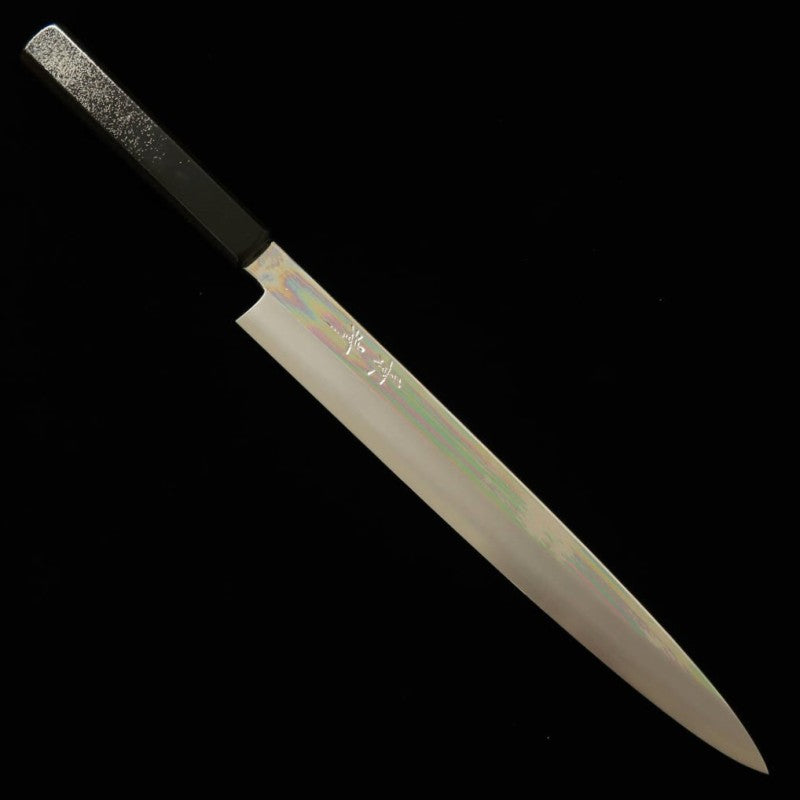 KAGEKIYO, Yanagiba, VG10, finition miroir, manche hirame (flet)  (270/300 mm)
