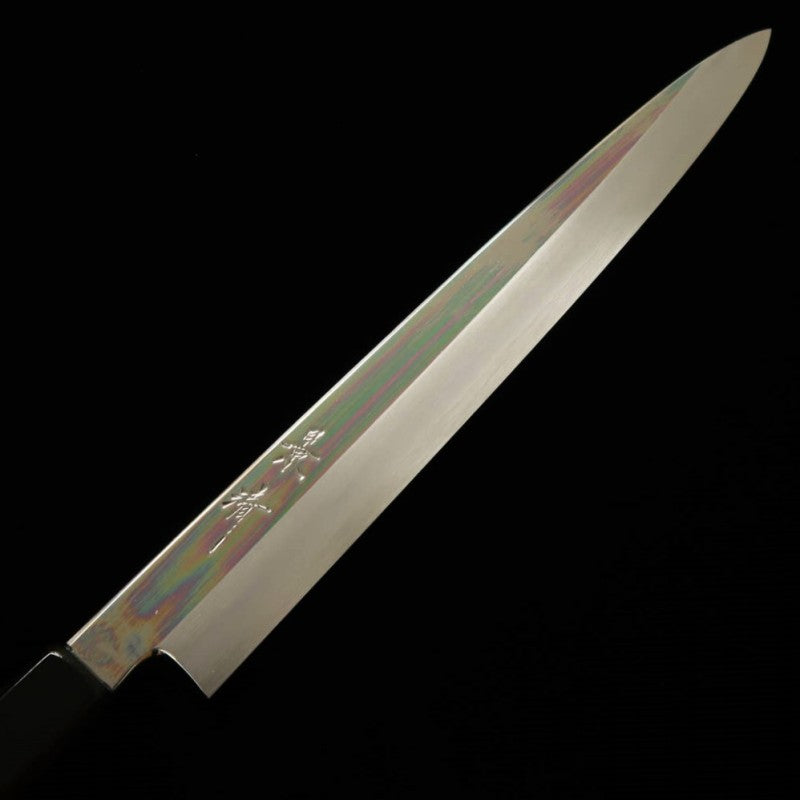 Kagekiyo KAGEKIYO VG10 Acabado espejo mango plano para hirame Yanagiba (270/300 mm)
