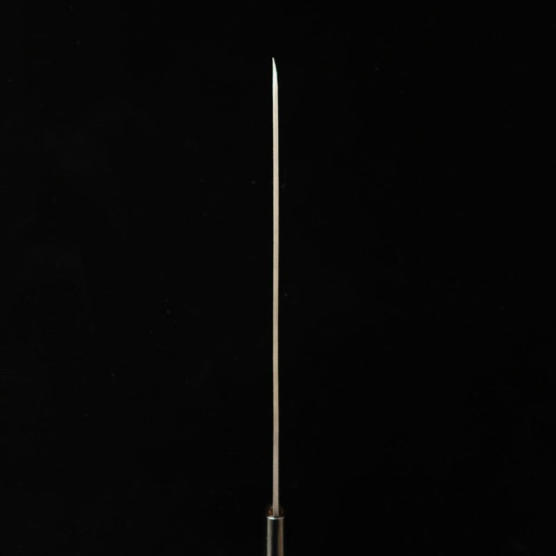 三輪 MIWA 柳刃 白紙一号 黒打ち 焼栗柄 (240mm)