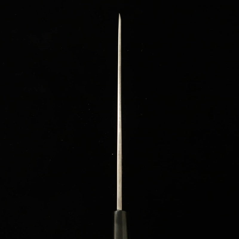 Yanagiba MIWA Shirogami no.1, acabado negro, mango de olmo (270 mm)
