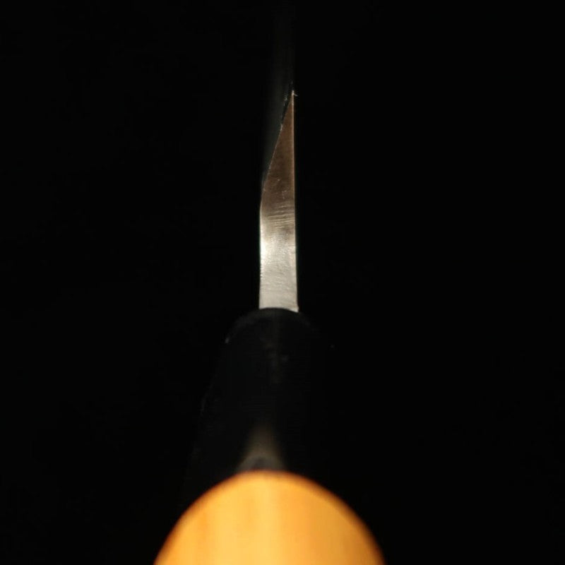 三輪 MIWA 柳刃 白紙一号 黒打ち 欅柄 (270mm)