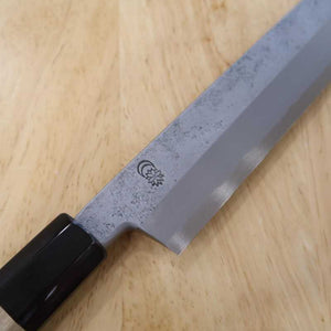 Sakai Kikumori SAKAI KIKUMORI Kikuzuki Nashi Yanagiba Shirogami nº 2 mango octogonal de magnolia (270/300 mm)