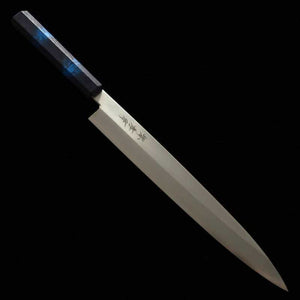 Sakai Takayuki Molybdenum Steel Nanairo Ultramarine Tortoiseshell Yanagiba (270/300mm)