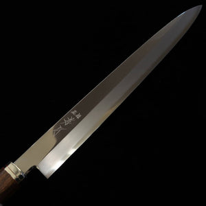 SAKAI TAKAYUKI Shiden Series Yanagiba Knife, Ginsan, Ironwood Handle (300mm)