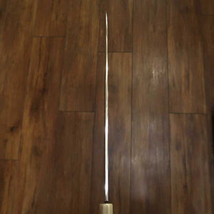 Yanagiba SUISIN obra de Ikeda Yoshikazu, shirogami no.2, acabado de espejo, mango de ébano y funda de magnolia (330mm)