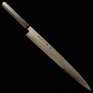 Suisin SUISIN, œuvre de Itsuo Doi, Hayate, acier Aogami n°2, Yanagiba, finition Honkasumi (300 mm)