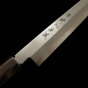 Suisin SUISIN, œuvre de Itsuo Doi, Hayate, acier Aogami n°2, Yanagiba, finition Honkasumi (300 mm)