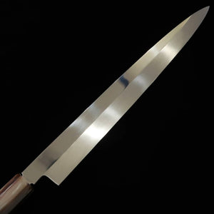 Suisin SUISIN Hon-yaki, fabriqué par Miwa Ikeda, Yanagiba, acier Aogami n°2, manche en ébène, fourreau en magnolia (300 mm)