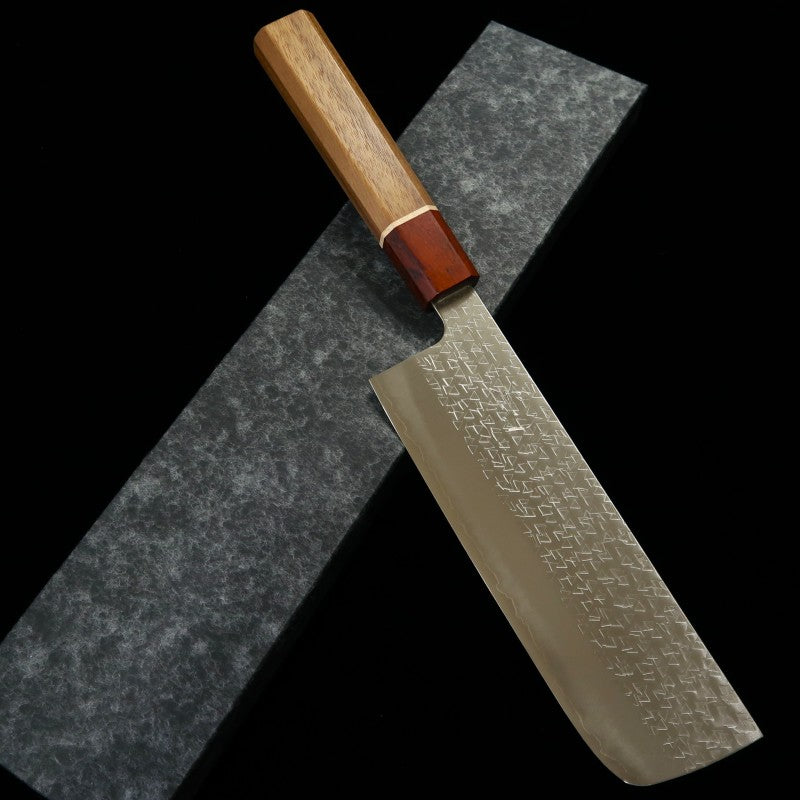 Miura MIURA Nakiri Fubuki SG2 martelé, manche en noyer (165mm)