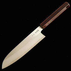 Santoku HADO Ginsan with Kijiro Cherry Octagonal Handle (180mm)