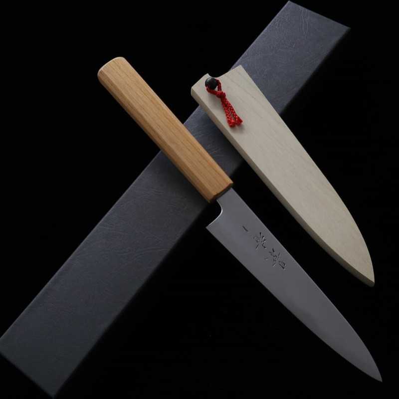 Kagekiyo KAGEKIYO Prestige Shirogami n°2 Manche octogonal en cerisier Wa-petty (120/150 mm)