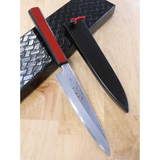 景清 KAGEKIYO 白紙一号 漆赤呂 ペティ (150mm)