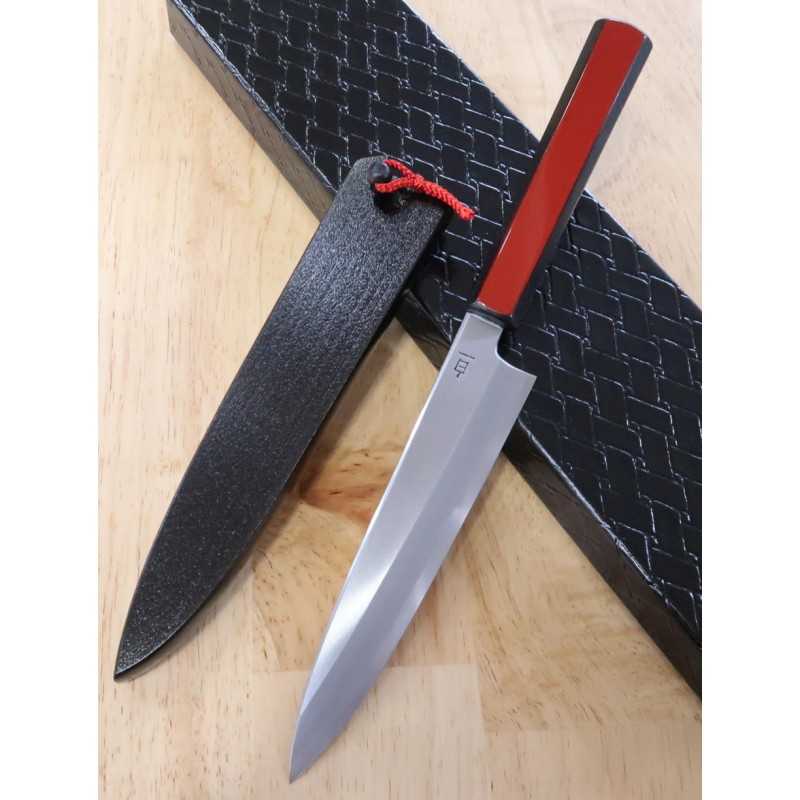 景清 KAGEKIYO 白紙一号 漆赤呂 ペティ (150mm)